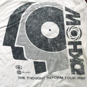 iDKHOW Thought Reform Tour 2022 White and Red Baseball T-shirt